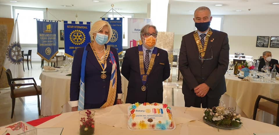Rotary Club Aprilia-Cisterna e Golfo d’Anzio uniti in occasione della visita del Governatore Giovambattista Mollicone&nbsp;(video).